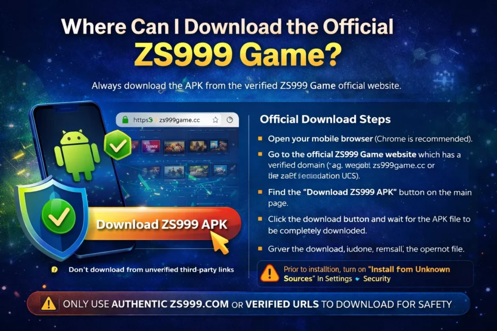 Where to download ZS999 Game Official App