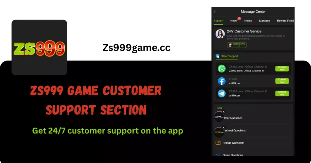 ZS999 Game Support Section